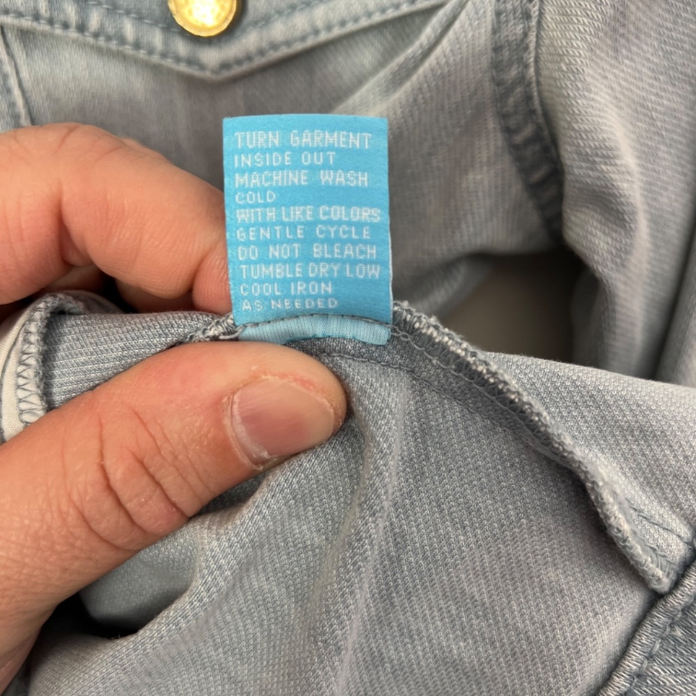 J MCLAUGHLIN Light Wash Denim Jean Jacket SMALL - Picture 4 of 5